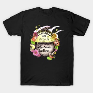 Inspiring eco-feminist and witch quote for Halloween T-Shirt